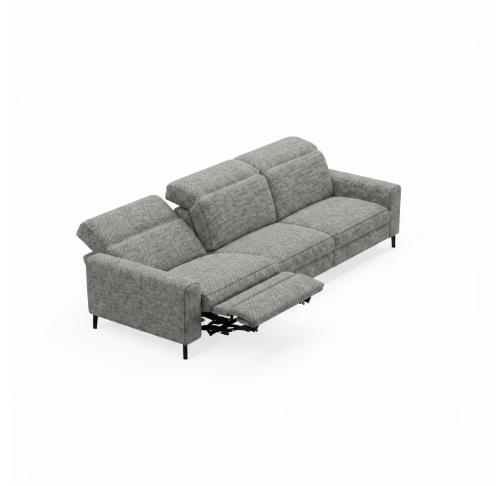 Диван FONTANE B100-280-100B/55/AMIRI CARBON/BULTEX/01BL/E,E,E,MR