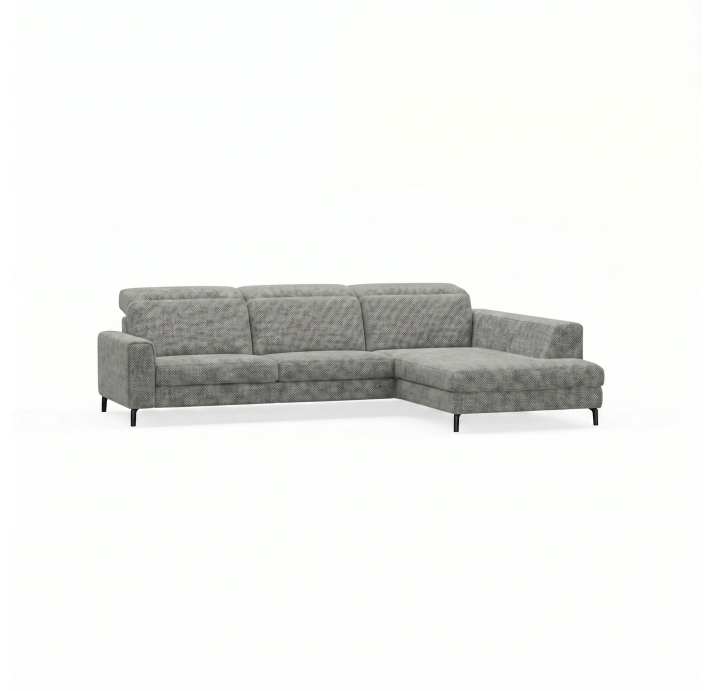 Диван FONTANE B100-300-210S/55/AMIRI CARBON/BULTEX/01BL/E,E,E