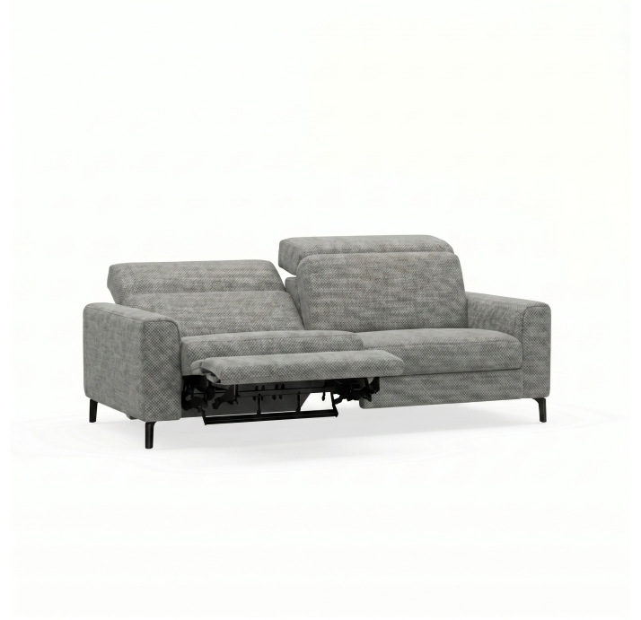 Диван FONTANE B100-220-100B/55/AMIRI CARBON/BULTEX/01BL/E,E,MR
