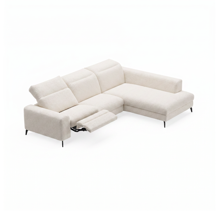 Диван DONATO B100-300-210S/55/VIVA OFFWHITE/VISCOTEX/01BL/E,E,E,MR