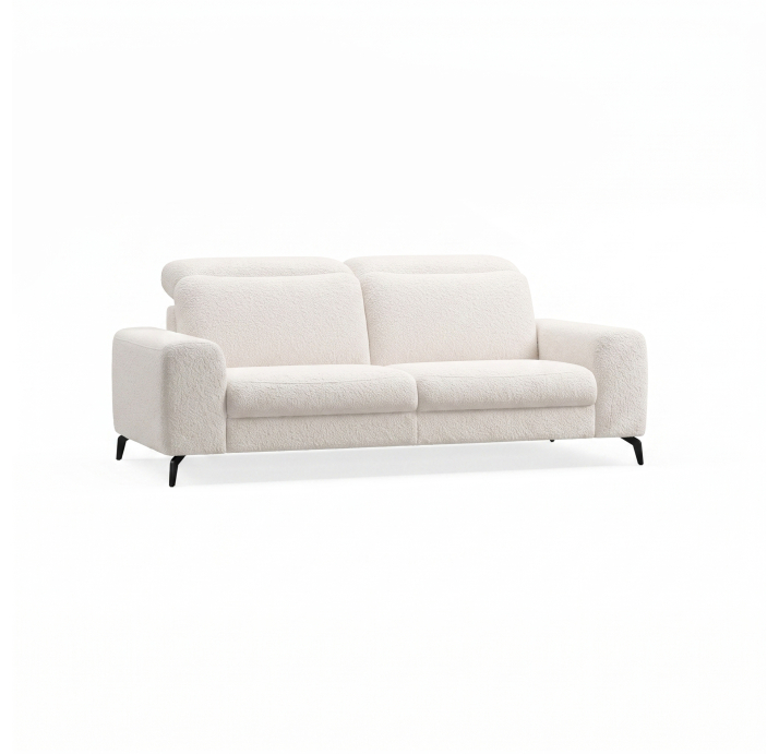 Диван DONATO B100-220-100B/55/VIVA OFFWHITE/VISCOTEX/01BL/E,E