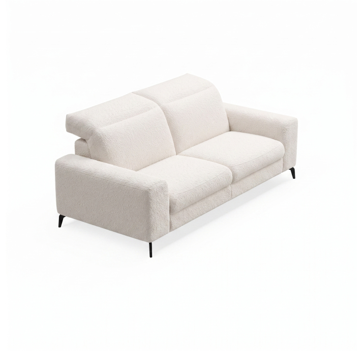 Диван DONATO B100-220-100B/55/VIVA OFFWHITE/VISCOTEX/01BL/E,E
