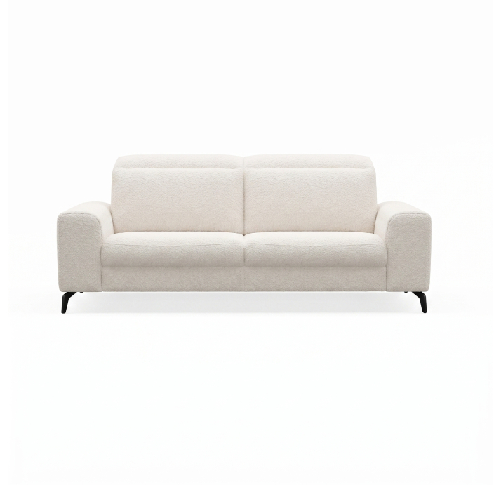 Диван DONATO B100-220-100B/55/VIVA OFFWHITE/VISCOTEX/01BL/E,E