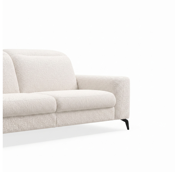 Диван DONATO B100-220-100B/55/VIVA OFFWHITE/VISCOTEX/01BL/E,E