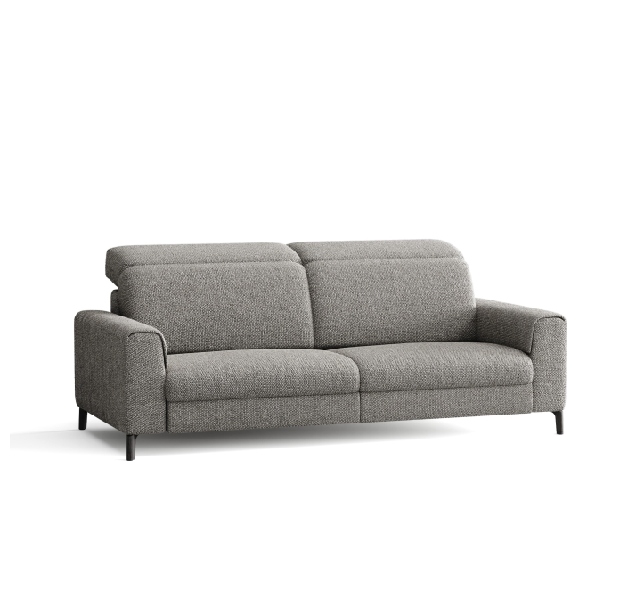 Диван FONTANE B100-220-100B/55/AMIRI CARBON/BULTEX/01BL/E,E