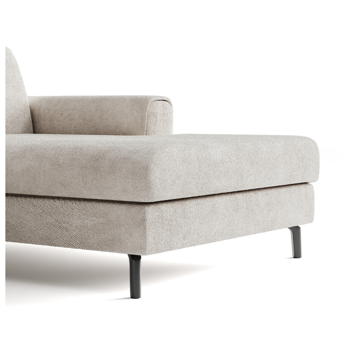 Диван FONTANE B100-300-210L/55/VIVA OFFWHITE/BULTEX/01BL/E,E,E