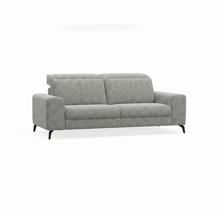 Диван DONATO B100-220-100B/55/AMIRI CARBON/VISCOTEX/01BL/E,E