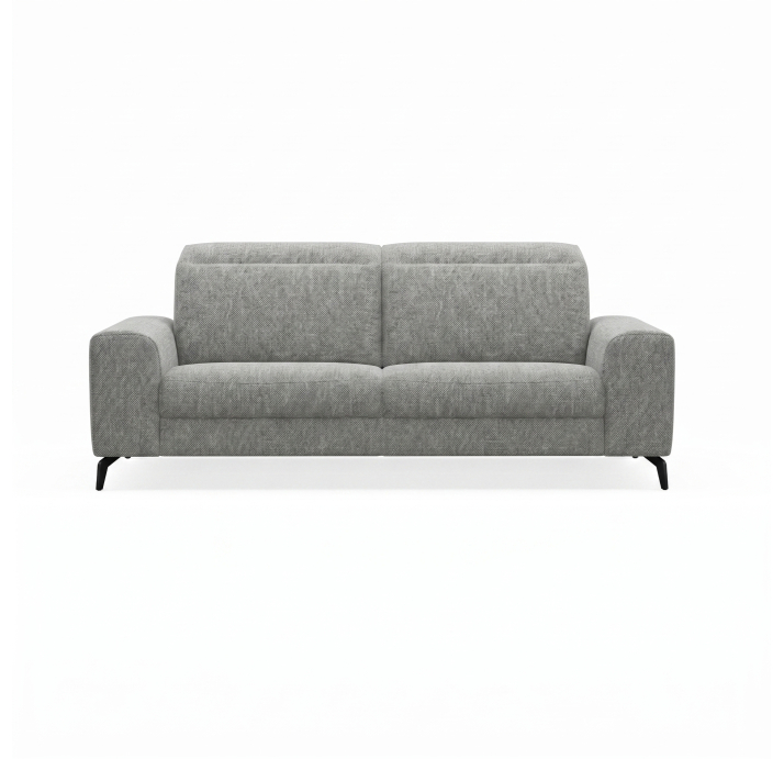 Диван DONATO B100-220-100B/55/AMIRI CARBON/VISCOTEX/01BL/E,E