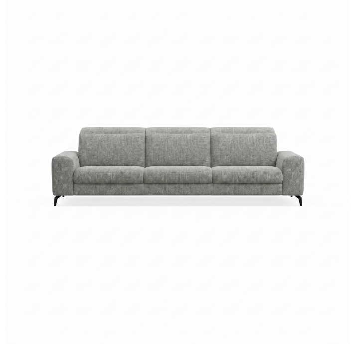 Диван DONATO B100-280-100B/55/AMIRI CARBON/VISCOTEX/01BL/E,E,E,MR