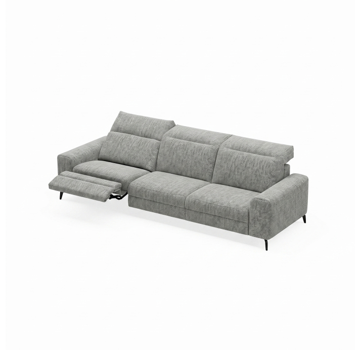 Диван DONATO B100-280-100B/55/AMIRI CARBON/VISCOTEX/01BL/E,E,E,MR
