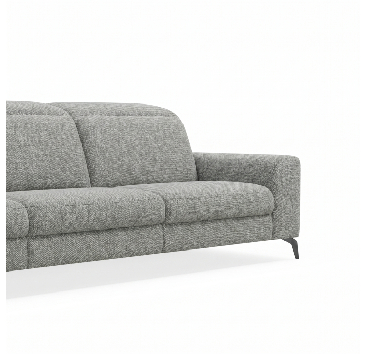 Диван DONATO B100-280-100B/55/AMIRI CARBON/VISCOTEX/01BL/E,E,E,MR