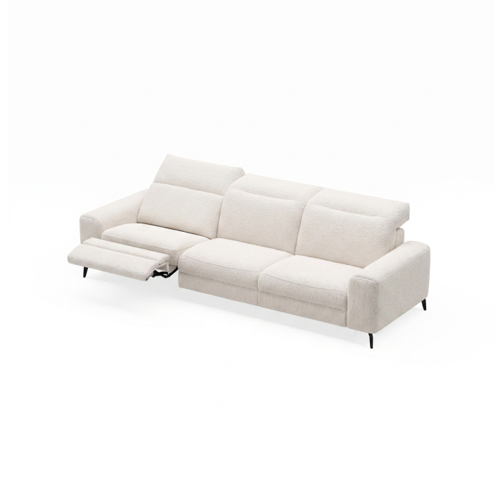 Диван DONATO B100-280-100B/55/VIVA OFFWHITE/VISCOTEX/01BL/E,E,E,MR