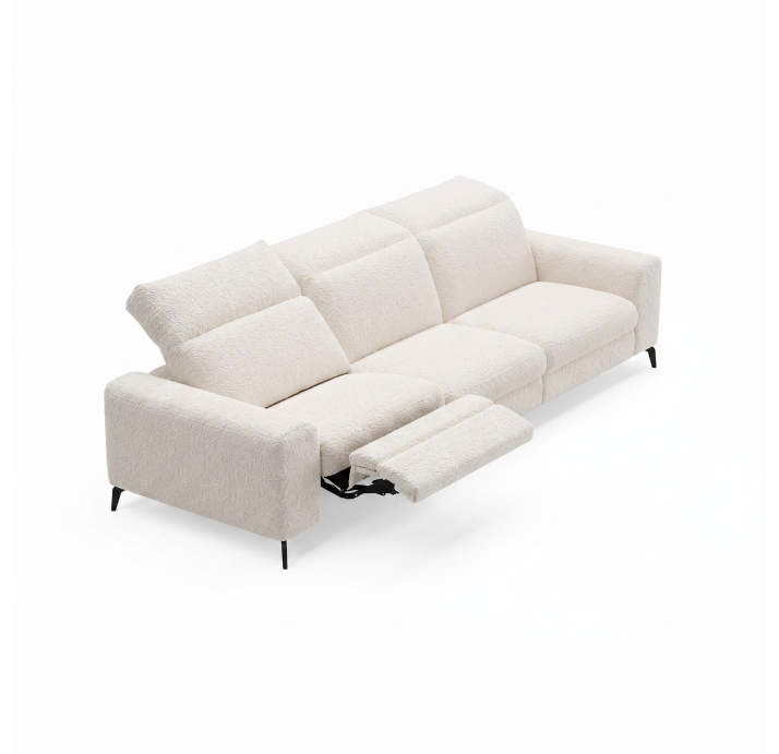 Диван DONATO B100-280-100B/55/VIVA OFFWHITE/VISCOTEX/01BL/E,E,E,MR