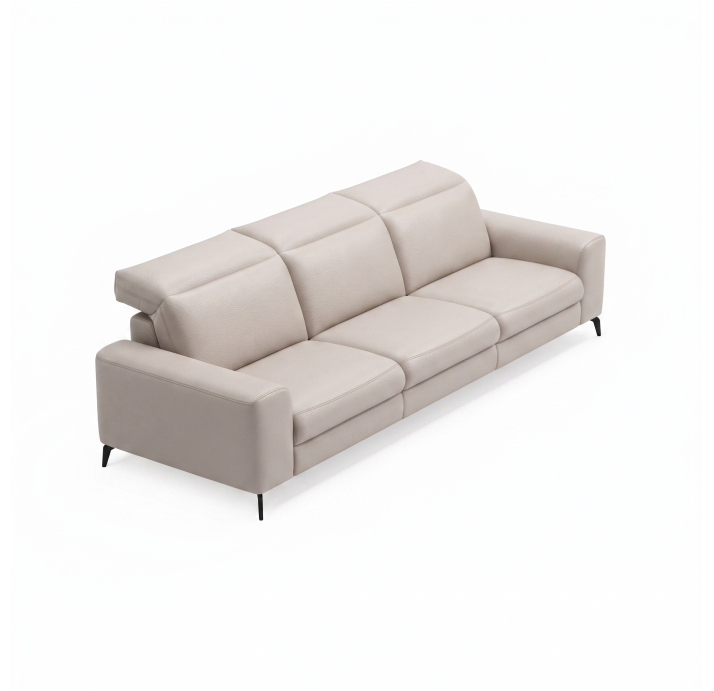 Диван DONATO B100-280-100B/55/MONTANA PERLE/VISCOTEX/01BL/E,E,E
