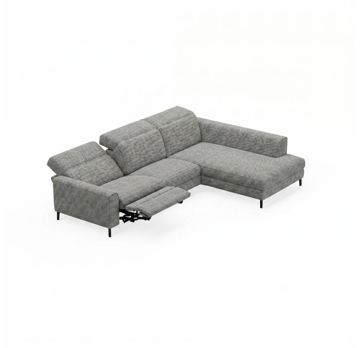 Диван FONTANE B100-300-210S/55/AMIRI CARBON/BULTEX/01BL/E,E,E,MR