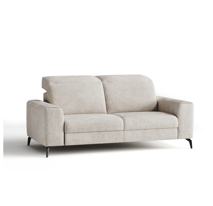 Диван DONATO B100-220-100B/55/VIVA OFFWHITE/VISCOTEX/01BL/E,E,MR