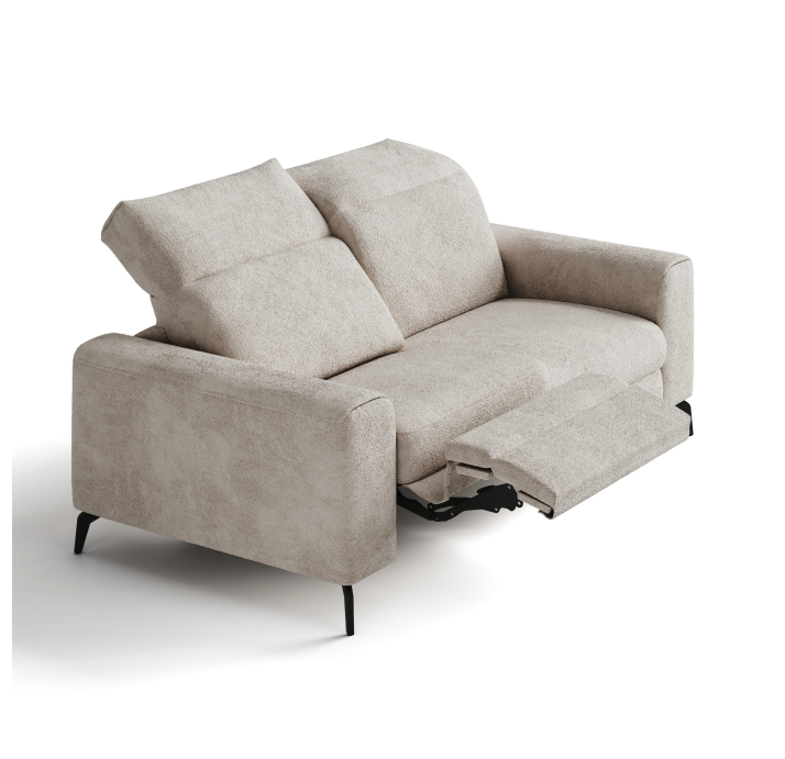 Диван DONATO B100-220-100B/55/VIVA OFFWHITE/VISCOTEX/01BL/E,E,MR