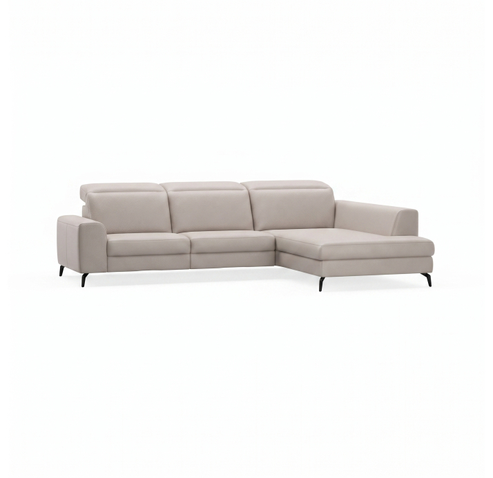 Диван DONATO B100-300-210S/55/MONTANA PERLE/VISCOTEX/01BL/E,E,E