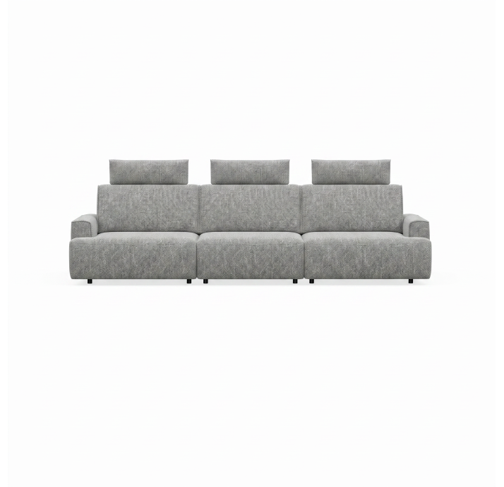 Диван MONAMI B103-280-103B/57/AMIRI CARBON/VISCOTEX/01BL/E,E,E