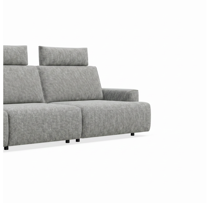 Диван MONAMI B103-280-103B/57/AMIRI CARBON/VISCOTEX/01BL/E,E,E