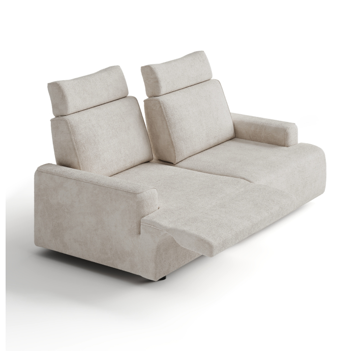 Диван MONAMI B103-220-103B/57/VIVA OFFWHITE/VISCOTEX/01BL/E,E,R