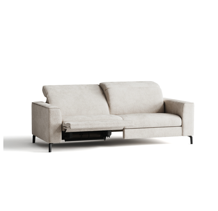 Диван FRATINO B101-220-101B/56/VIVA OFFWHITE/BULTEX/01BL/R,E,E