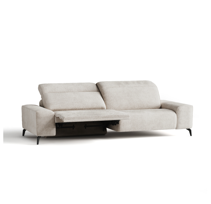 Диван ROMANO B100-220-100B/55/VIVA OFFWHITE/VISCOTEX/01BL/E,E,MR