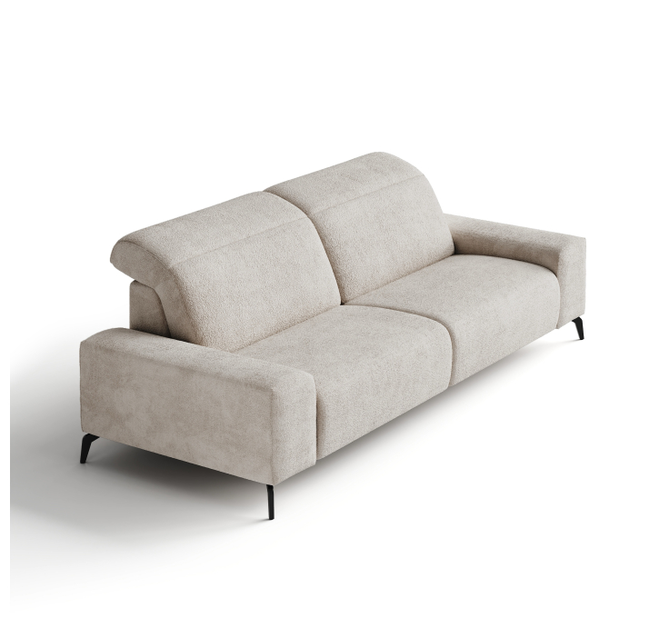 Диван ROMANO B100-220-100B/55/VIVA OFFWHITE/VISCOTEX/01BL/E,E,MR