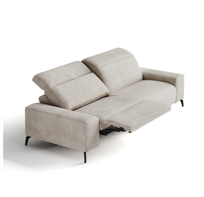 Диван ROMANO B100-220-100B/55/VIVA OFFWHITE/VISCOTEX/01BL/E,E,MR