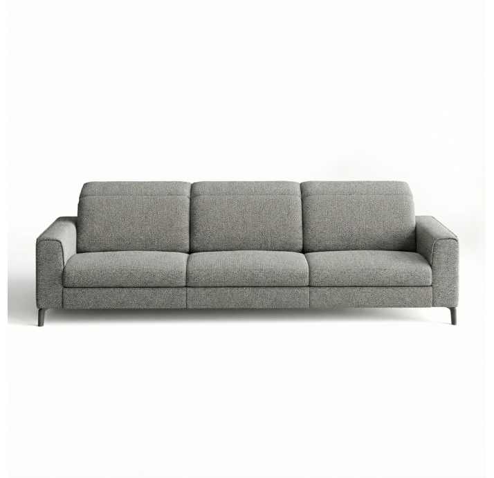 Диван FRATINO B101-280-101B/56/AMIRI CARBON/BULTEX/01BL/R,E,E,E