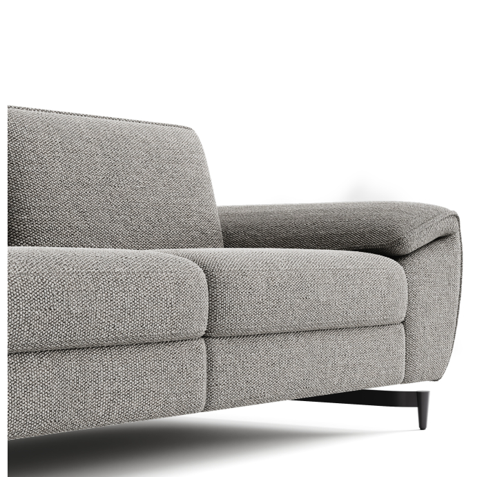 Диван SARI B93-220-93B/54/AMIRI CARBON/BULTEX/03BL/