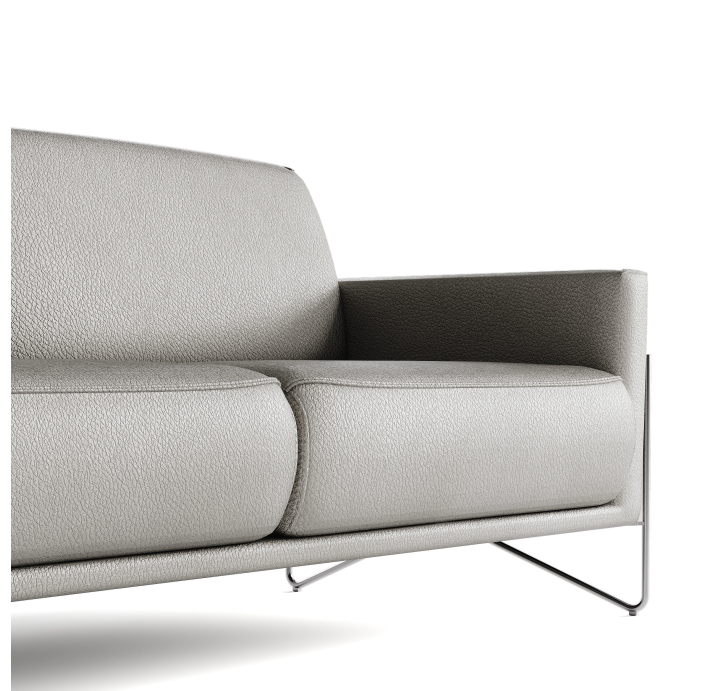 Диван MILLER B92-220-92B/58/MONTANA PERLE/BULTEX/01BL/