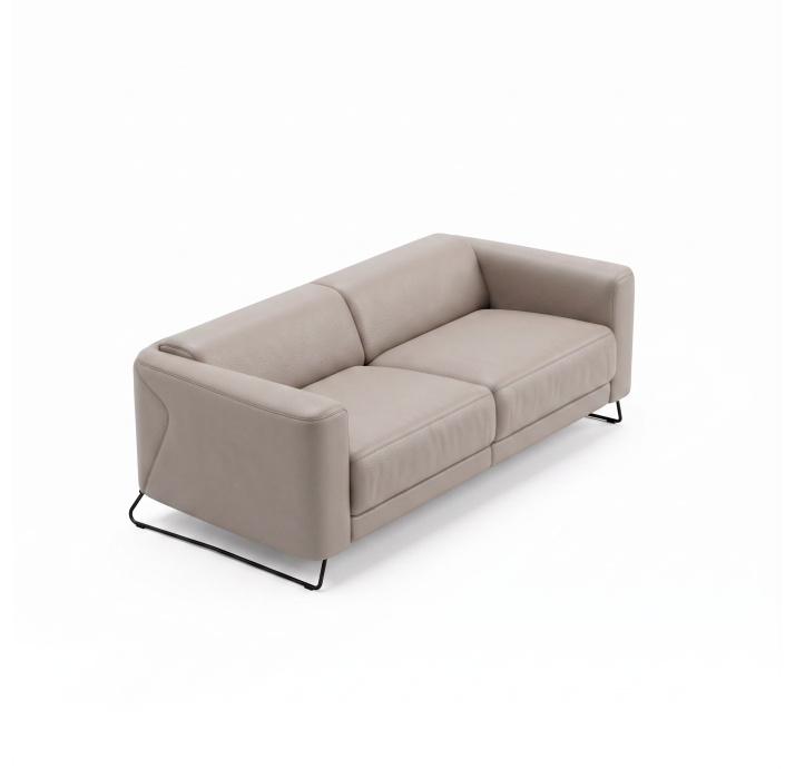 Диван MATHEO B100-220-100B/58/MONTANA PERLE/DYNASPRING/03BL/