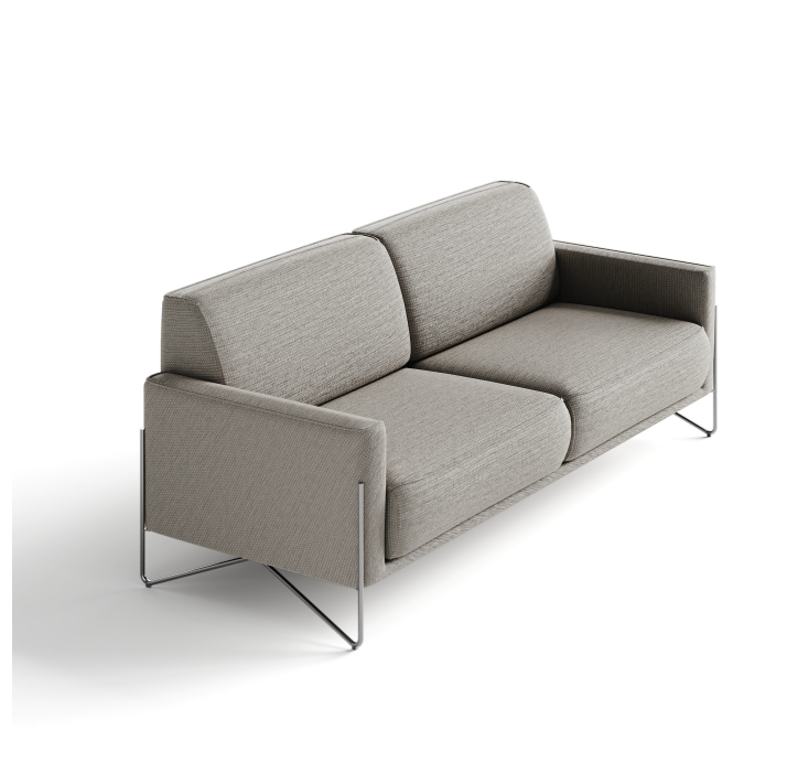 Диван MILLER B92-220-92B/58/AMIRI CARBON/BULTEX/01BL/