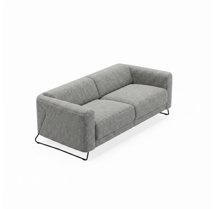 Диван MATHEO B100-220-100B/58/AMIRI CARBON/DYNASPRING/03BL/