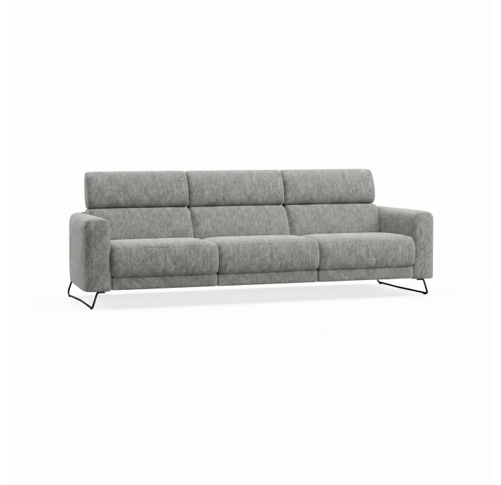 Диван MATHEO B100-280-100B/58/AMIRI CARBON/DYNASPRING/03BL/E,E,E