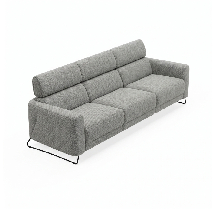 Диван MATHEO B100-280-100B/58/AMIRI CARBON/DYNASPRING/03BL/E,E,E