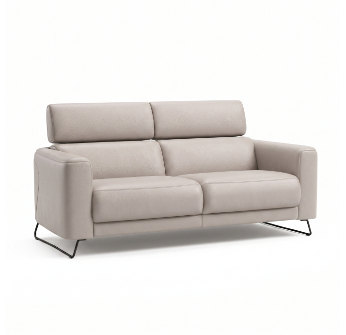 Диван MATHEO B100-220-100B/58/MONTANA PERLE/DYNASPRING/03BL/E,E