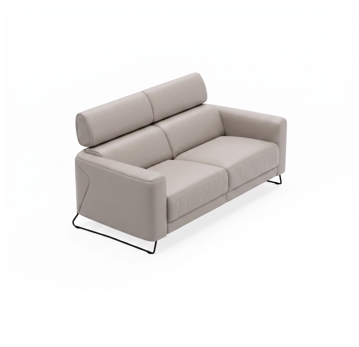 Диван MATHEO B100-220-100B/58/MONTANA PERLE/DYNASPRING/03BL/E,E