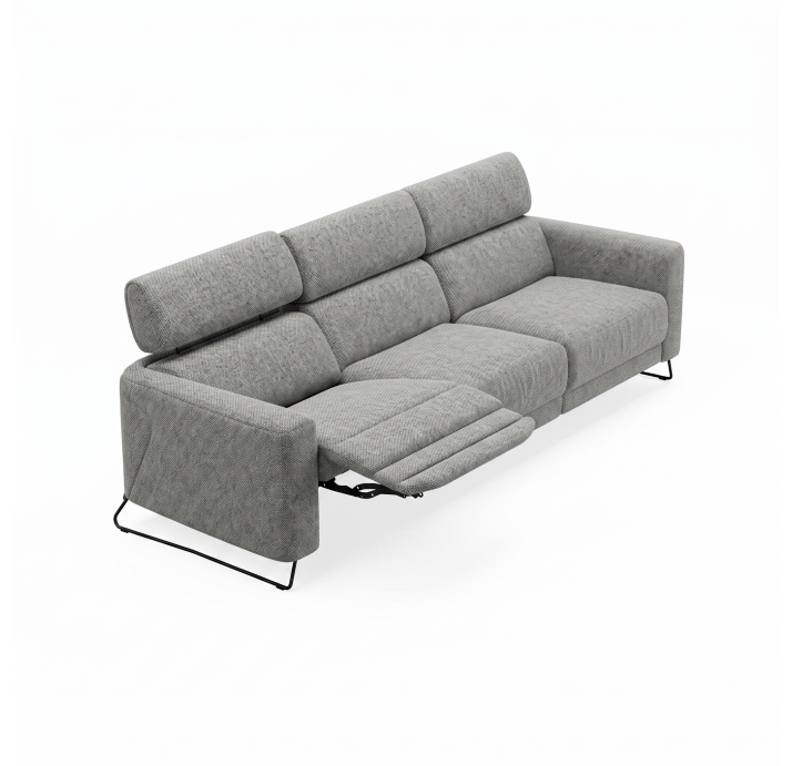 Диван MATHEO B100-280-100B/58/AMIRI CARBON/DYNASPRING/03BL/E,Z,E,E,R