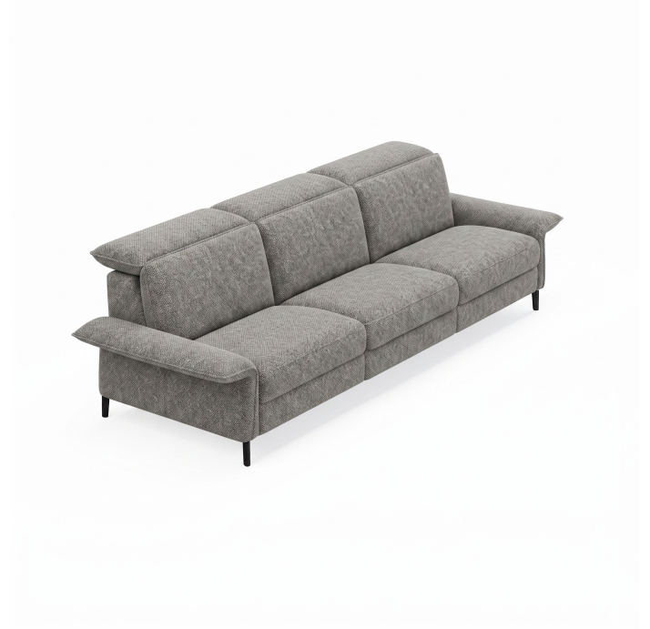 Диван ADORA B93-280-93B/54/AMIRI CARBON/BULTEX/03BL/E,E,E