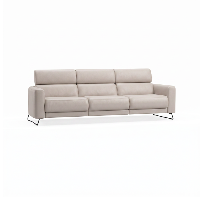 Диван MATHEO B100-280-100B/58/MONTANA PERLE/DYNASPRING/03BL/E,E,E