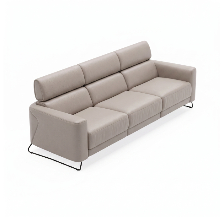 Диван MATHEO B100-280-100B/58/MONTANA PERLE/DYNASPRING/03BL/E,E,E