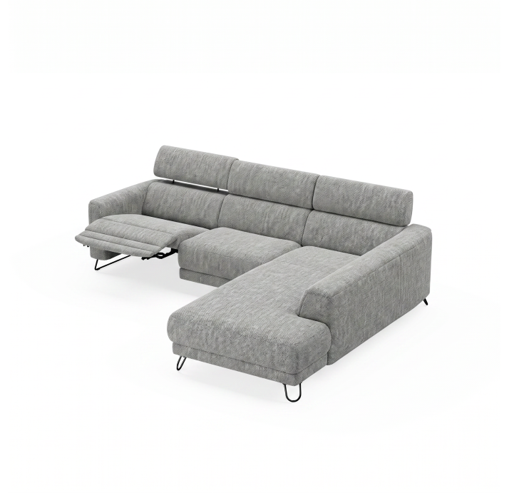 Диван MATHEO B100-300-220S/58/AMIRI CARBON/DYNASPRING/03BL/E,Z,E,E,R