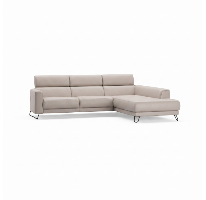 Диван MATHEO B100-300-220S/58/MONTANA PERLE/DYNASPRING/03BL/E,E,E