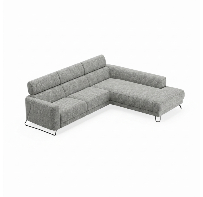 Диван MATHEO B100-300-220S/58/AMIRI CARBON/DYNASPRING/03BL/E,E,E