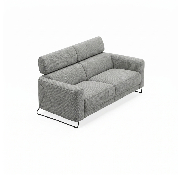 Диван MATHEO B100-220-100B/58/AMIRI CARBON/DYNASPRING/03BL/E,E