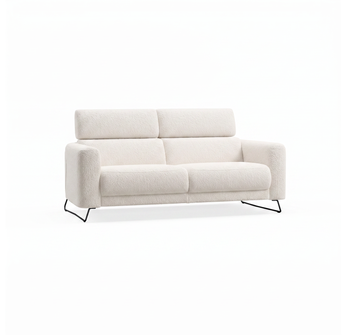Диван MATHEO B100-220-100B/58/VIVA OFFWHITE/DYNASPRING/03BL/E,E
