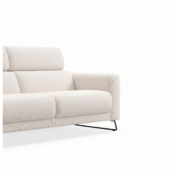 Диван MATHEO B100-220-100B/58/VIVA OFFWHITE/DYNASPRING/03BL/E,E