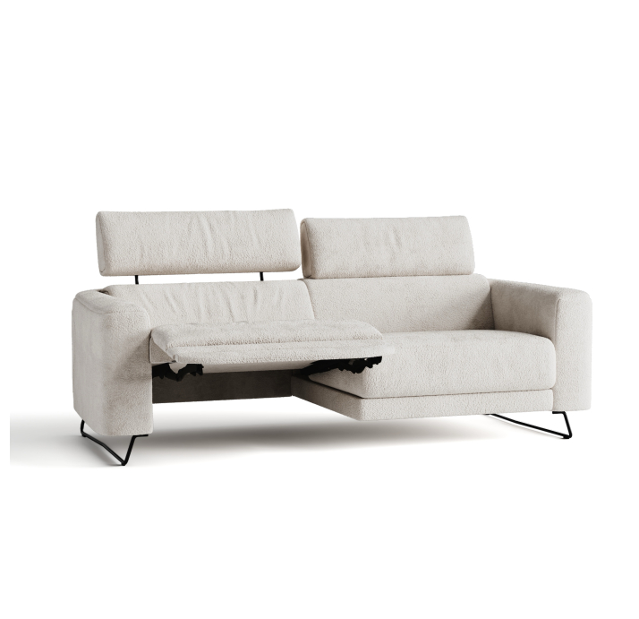 Диван MATHEO B100-220-100B/58/VIVA OFFWHITE/DYNASPRING/03BL/E,Z,E,R